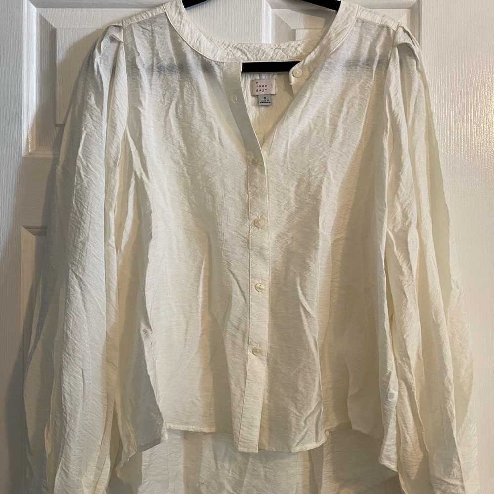 A new day white blouse - never worn!